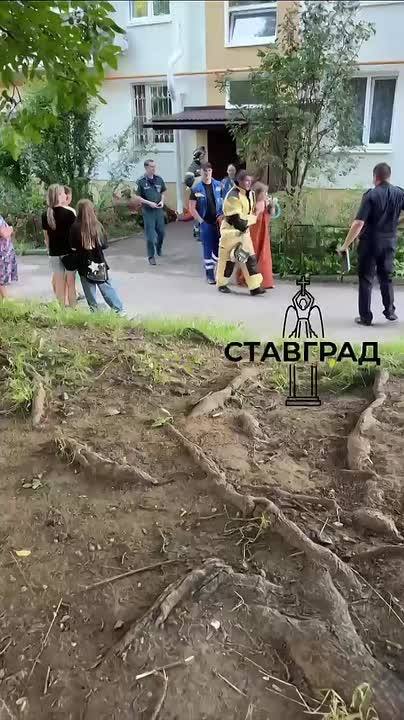 🚑Скорая приехала на место возгорания в Кисловодске