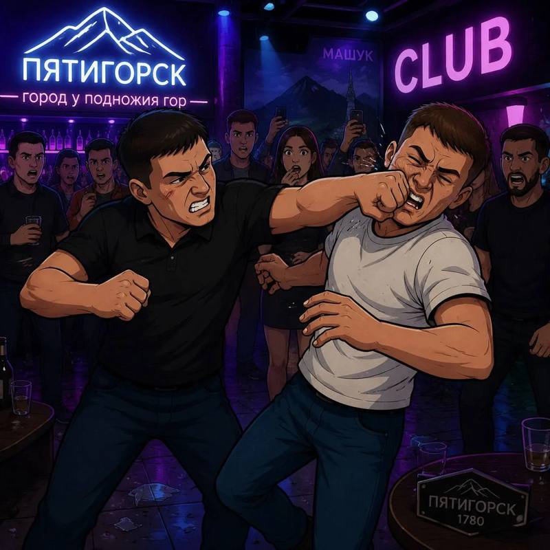 🥊 Массовая драка произошла в клубе Пятигорска