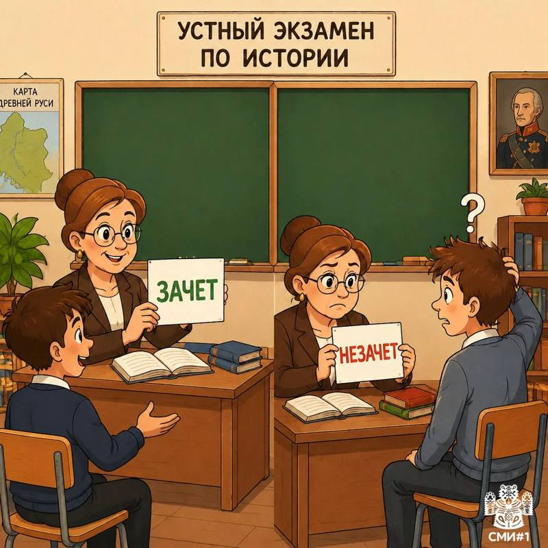 ​📖Устный экзамен по истории будут сдавать девятиклассники для допуска к ГИА