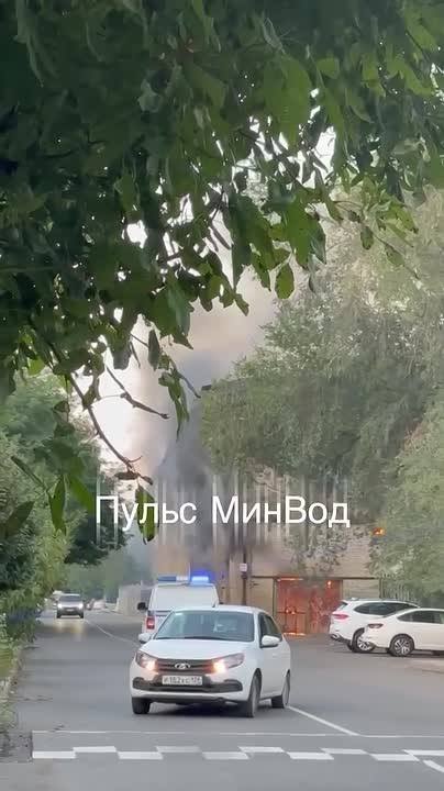 ​🏙Стадион загорелся в Минеральных Водах