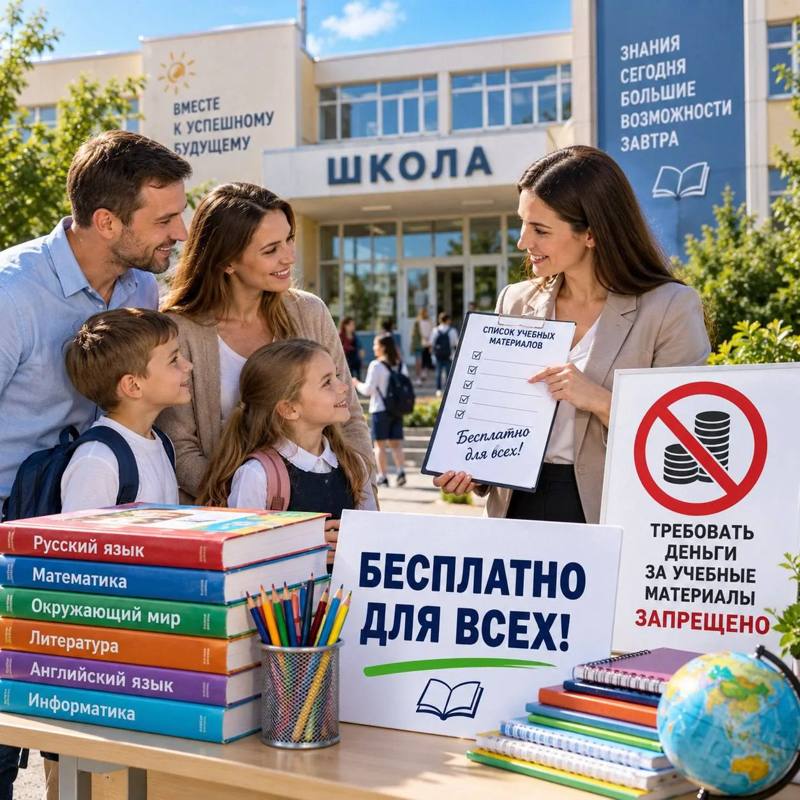 ​🏫 Школы не имеют права требовать с родителей деньги за учебные материалы