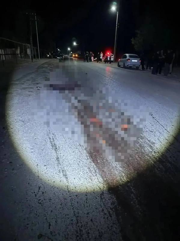 ​❗Жуткая авария в Левокумском округе: водитель переехал мужчину, спавшего на дороге