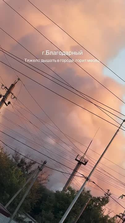 🤔«Дышать невозможно»: в Благодарном сохраняется запах гари с полигона ТБО