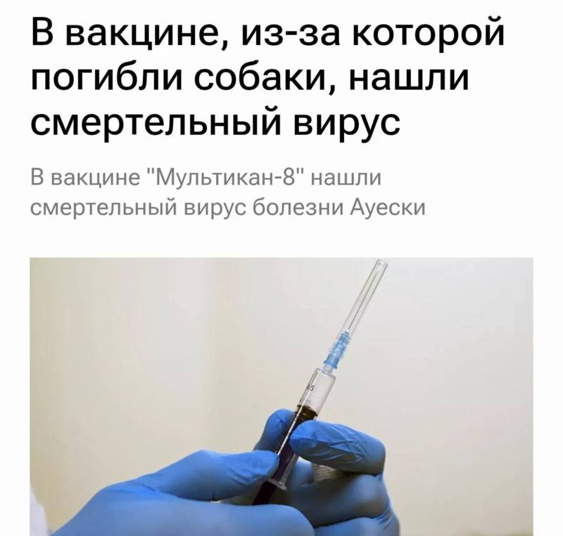 ​😨Смертельная ловушка в шприце: вакцина «Мультикан-8» оказалась заражена живым вирусом