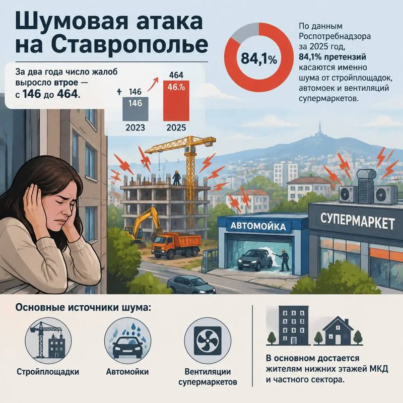 Шумовая атака на Ставрополье
