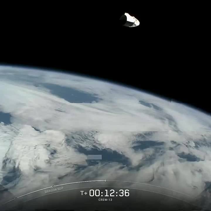 А вот и речь нашего земляка прямо из космоса!