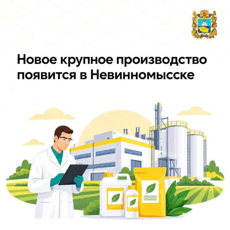 Завод по защите растений строят в Невинномысске