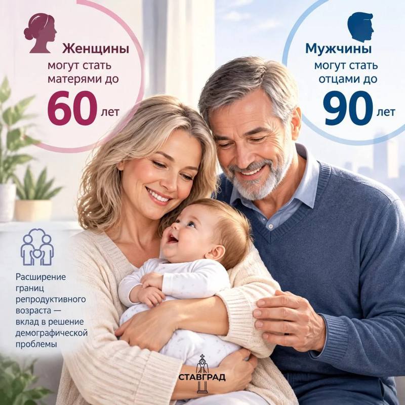 Границы репродуктивного возраста могут быть значительно шире привычных представлений, считает…