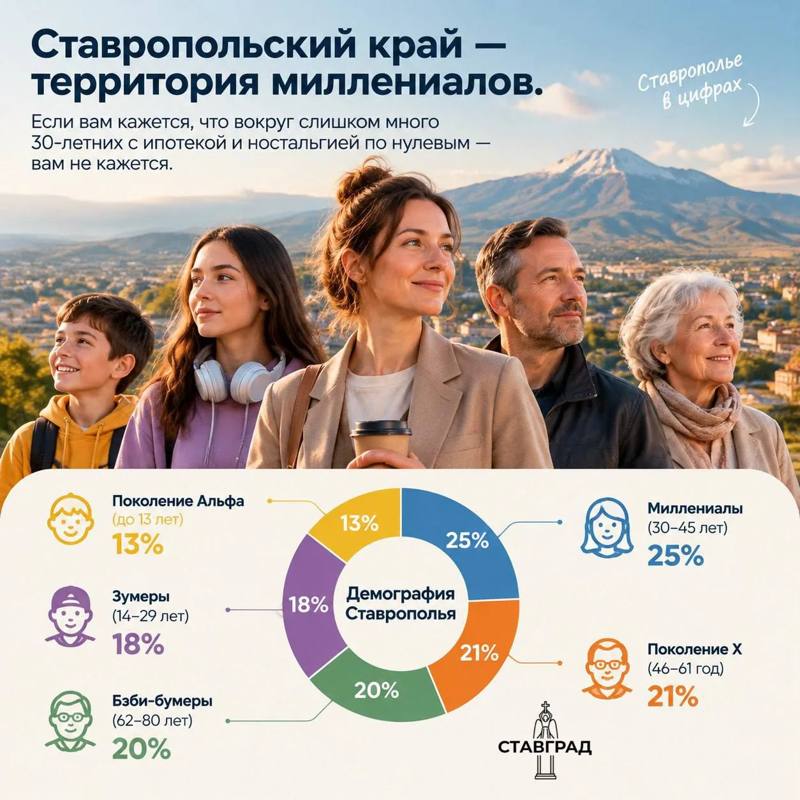 Ставропольский край — территория миллениалов